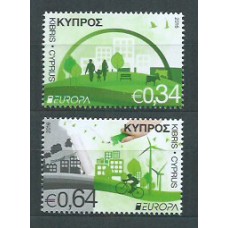 Tema Europa 2016 Chipre Yvert 1359/60 ** Mnh