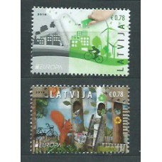 Tema Europa 2016 Letonia Yvert 953/54 ** Mnh