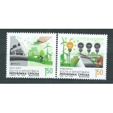 Tema Europa 2016 Serbia Bosnia Herz Yvert 629/30 ** Mnh