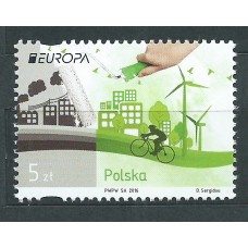 Tema Europa 2016 Polonia Yvert 4473 ** Mnh