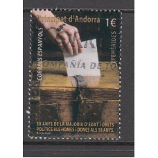 Andorra Española Correo 2015 Edifil 434 usado