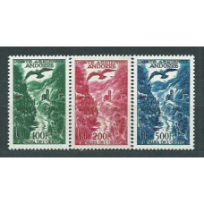 Andorra Francesa Aereo Yvert 2/4 ** Mnh Aves