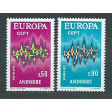Tema Europa 1972 Andorra Francesa Yvert 217/18 ** Mnh