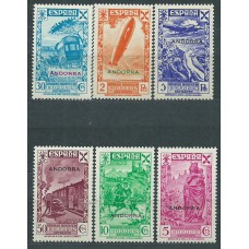 Andorra Española Beneficencia 1938 Edifil 1/6 * Mh