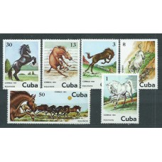 Cuba - Correo 1981 Yvert 2288/93 ** Mnh Fauna Caballos