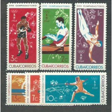 Cuba - Correo 1964 Yvert 732/37 ** Mnh  Deportes