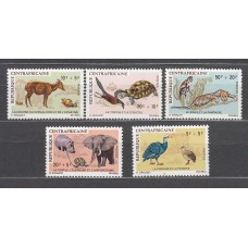 Centroafrica - Correo Yvert 134/8 ** Mnh   Fauna