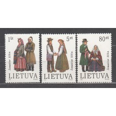 Lituania - Correo Yvert 467/9 ** Mnh