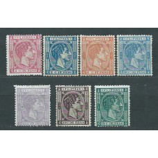 Filipinas Correo 1878 Edifil 34/40 * Mh