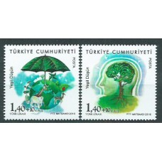 Tema Europa 2016 Turquia Yvert 3790/91 ** Mnh