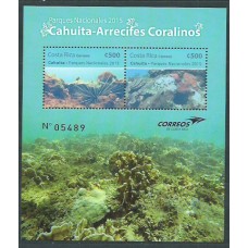 Costa Rica - Hojas Yvert 41 ** Mnh Arrecifes de coral