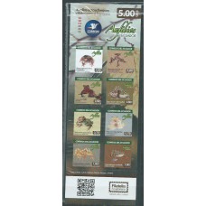Ecuador Correo 2016 Yvert 2701/8 ** Mnh Fauna. Anfibios