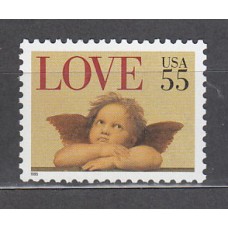 Estados Unidos - Correo 1995 Yvert 2348 ** Mnh Sello del Amor