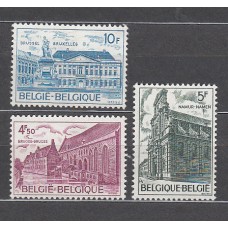 Belgica - Correo 1975 Yvert 1760/2 ** Mnh  Patrimonio arquitectónico