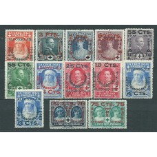 España Sueltos 1927 Edifil 373/85 ** Mnh