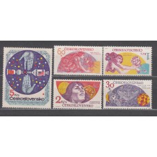 Checoslovaquia - Correo 1975 Yvert 2123/7 ** Mnh Astro