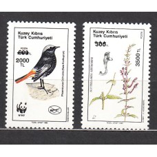 Chipre Turco - Correo Yvert 361/2 ** Mnh Fauna