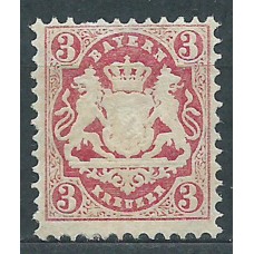 Estados Alemanes - Baviera Yvert 24 (*) Mng
