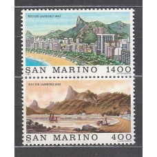 San Marino - Correo 1983 Yvert 1081/2 ** Mnh Ciudades del mundo