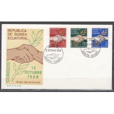 Guinea Ecuatorial Sobres 1º Día 1968 Edifil 1/3