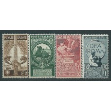 Italia - Correo 1911 Yvert 88/91 * Mh