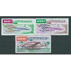 Guinea Republique - Aereo Yvert 11/13 ** Mnh