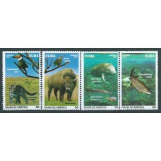 Cuba Correo 2016 Yvert 5464A/5464D ** Mnh  Fauna de America