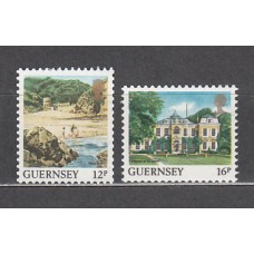 Guernsey - Correo 1988 Yvert 418A/B ** Mnh  Vistas de la isla