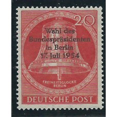 Alemania Berlin Correo 1954 Yvert 108 ** Mnh