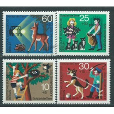 Alemania Berlin Correo 1972 Yvert 383/86 ** Mnh Fauna