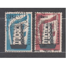 Holanda - Correo 1956 Yvert 659/60 usado Europa