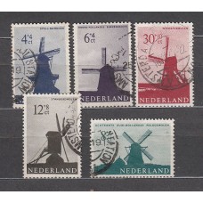 Holanda - Correo 1963 Yvert 769/73 usado Molinos