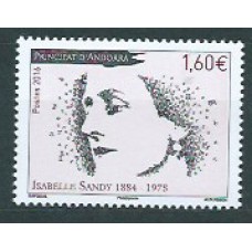 Andorra Francesa Correo 2016 Yvert 789 ** Mnh