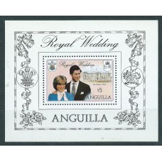 Anguilla - Hojas Yvert 38 ** Mnh Boda de Carlos y Diana