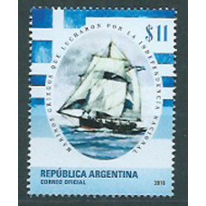 Argentina Correo 2016 Yvert 3159 ** Mnh  Marinos Griegos en Independencia