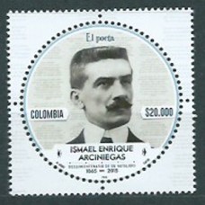 Colombia Correo 2016 Yvert 1776 ** Mnh Ismael Arciniegas