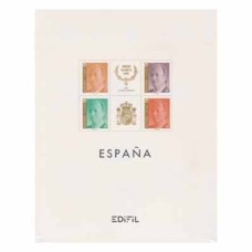 Edifil - España 2006/2009 parcial papel blanco montado transparente o negro