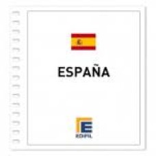 Edifil - España 2010/2013 parcial papel blanco montado transparente o negro