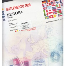 Edifil - Tema Europa 1956/1977 papel blanco montado transparente o negro