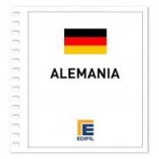 Edifil - Alemania Federal 1991/1995, papel blanco s/montar