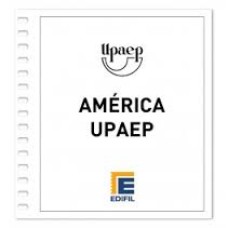 Edifil - América UPAEP suplemento 2019, papel blanco montado transparente o negro
