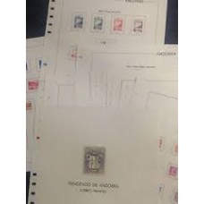 Edifil - Andorra Francesa 2016/2020, papel blanco montado transperente o negro