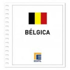 Edifil - Bélgica 1991/2000 papel blanco montado transparente o negro