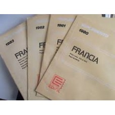 Edifil - Francia 2011/2015, papel blanco montado transparente o negro
