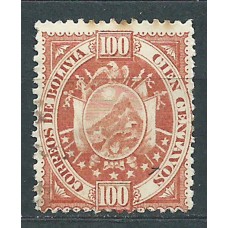 Bolivia - Correo 1894 Yvert 45 usado Final de serie - Punto Claro