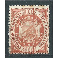 Bolivia - Correo 1894 Yvert 45 usado Final de serie - Punto Claro