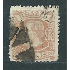 Brasil Correo 1882 Yvert 56 usado Personaje