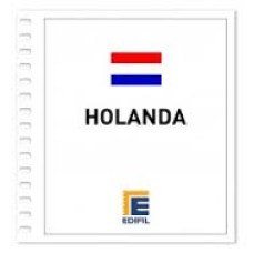 Edifil - Holanda 2001/2005 papel blanco montado transparente o negro