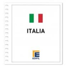 Edifil - Italia 1996/2000 papel blanco montado transparente o negro