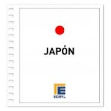 Edifil - Japón suplemento 2022 papel blanco montado transparente o negro
